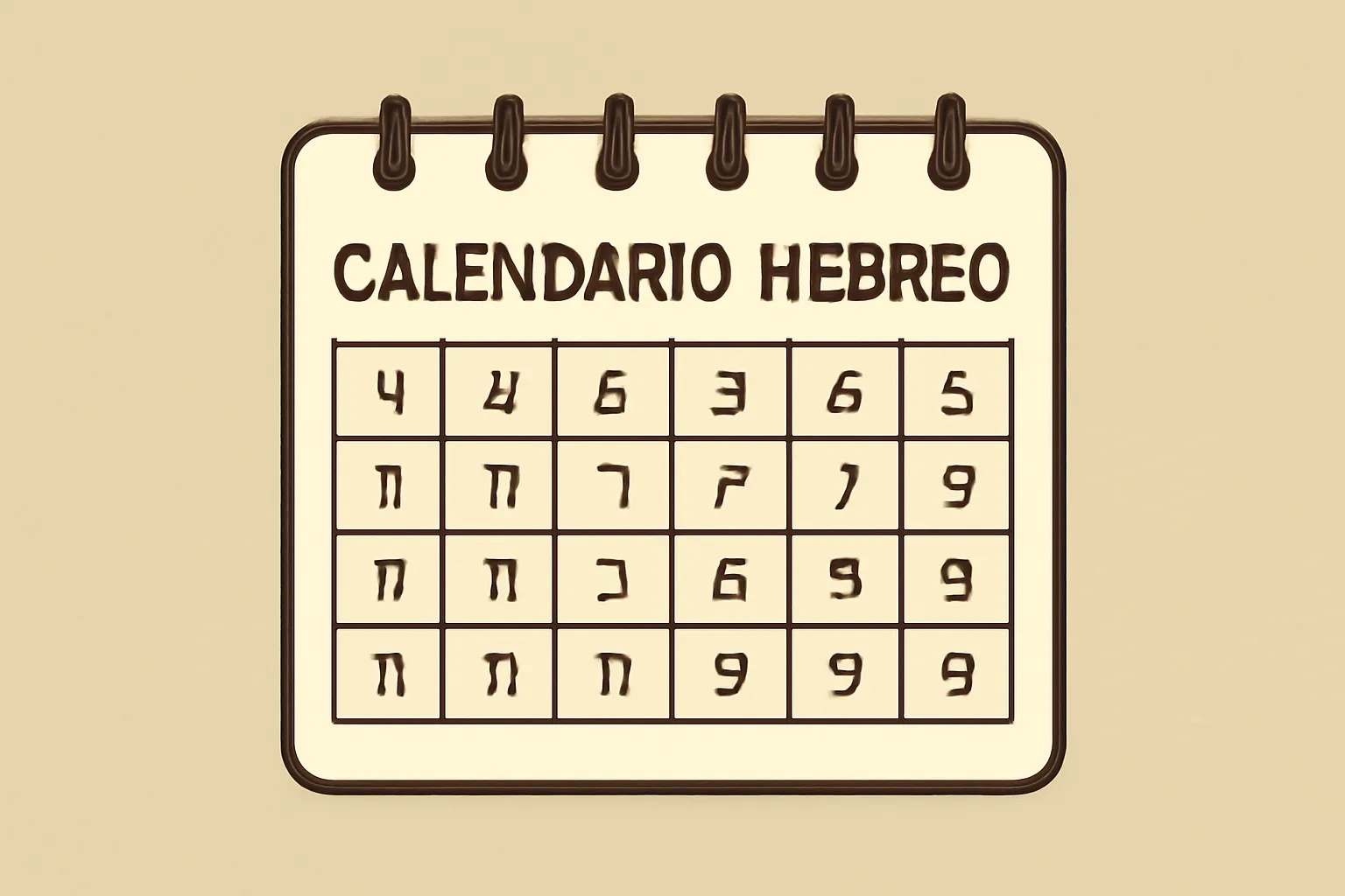calendario hebreo