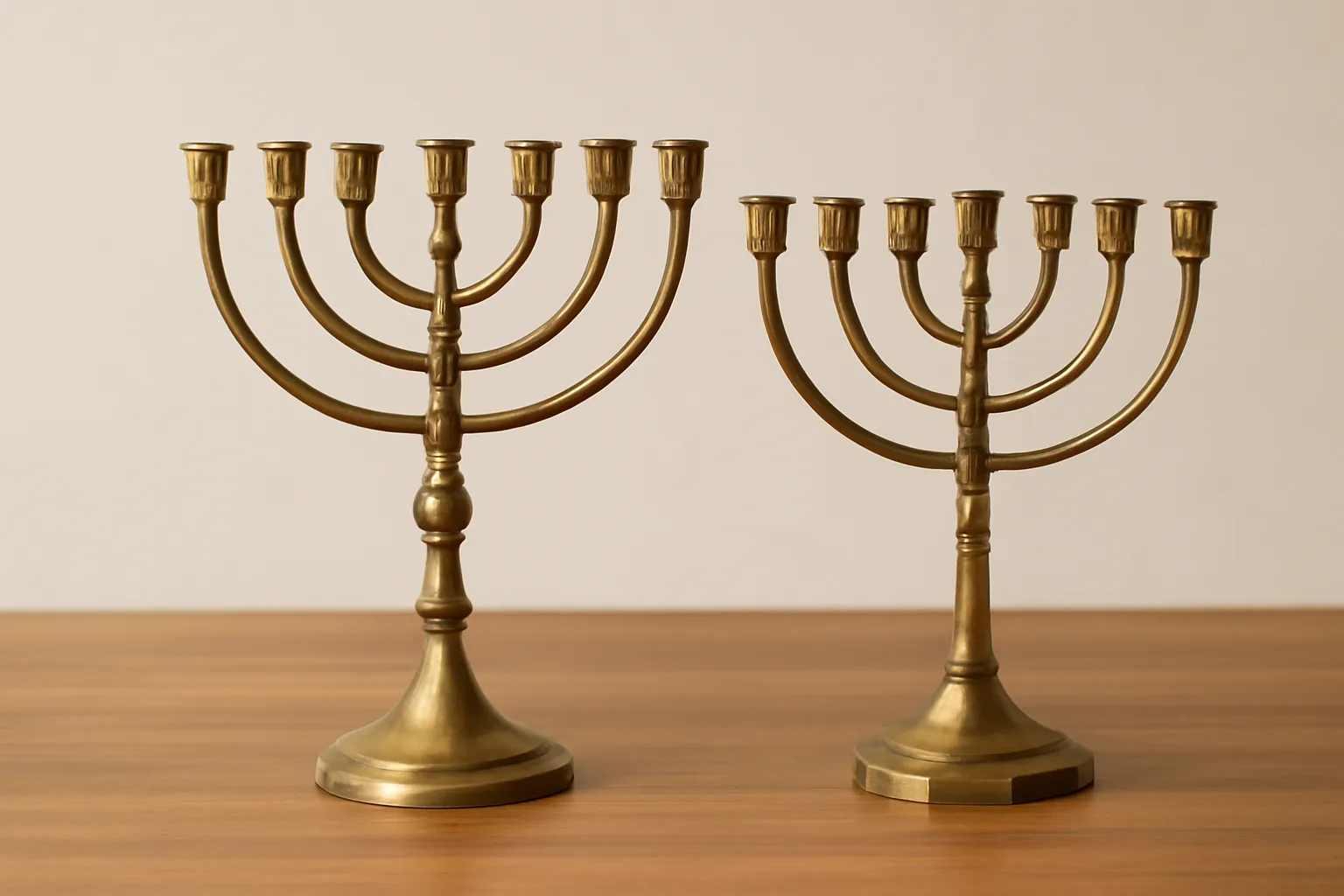 candelabros judíos